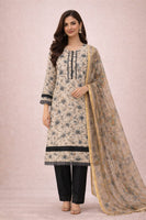 Greey Soft Beige Floral 3-Piece